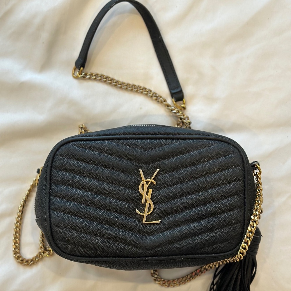 YSL Monogram Mini Lou Camera Bag